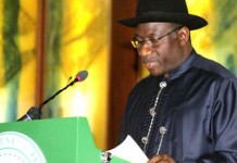 STANDING UP FOR PRESIDENT JONATHAN