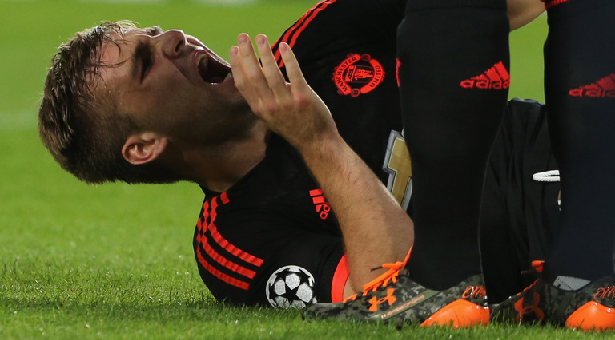 LUKE SHAW INJURED