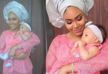 Flavour’s Baby Mama Anna Banner Dedicates Their Cute Baby Sophia! See Photos