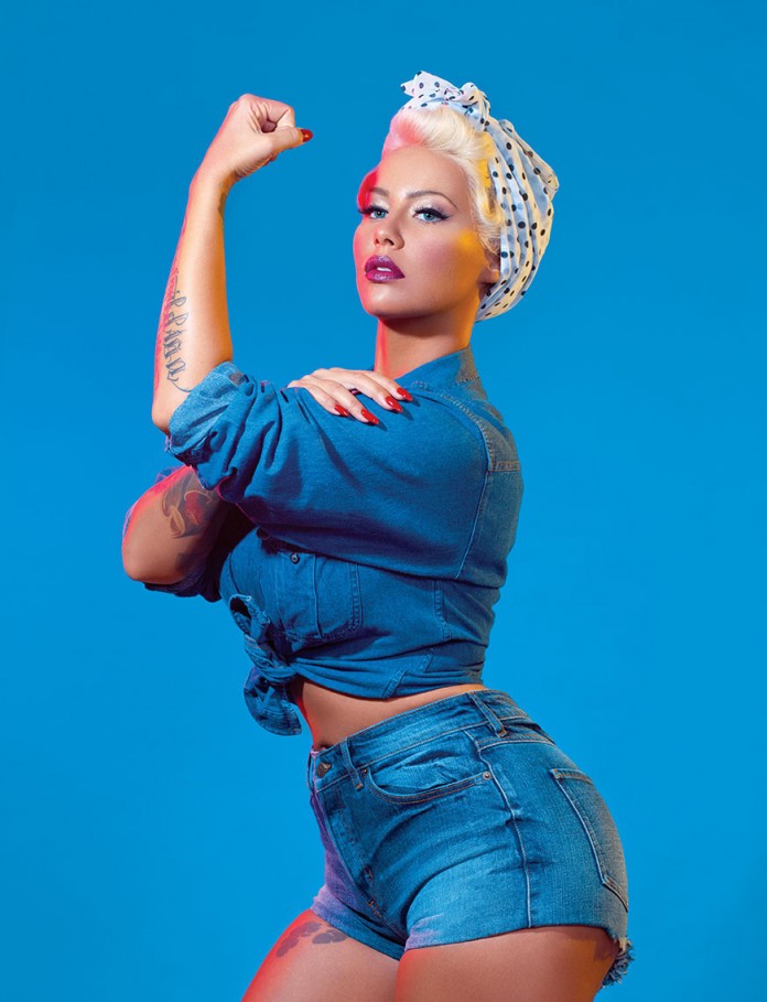 1. Amber as Rosie the Riveter