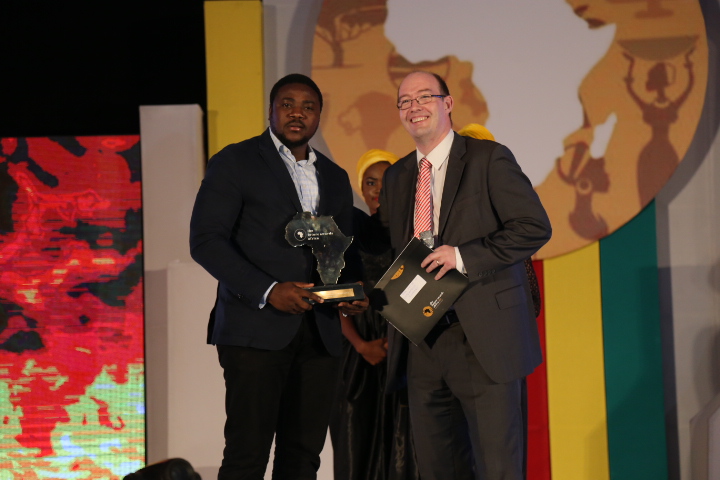 Pic 2 -Olufunbi Falayi, Winner The Future Awards Africa Prize in Enterprise Support. #TFAA10 - THEWILL NEWS MEDIA