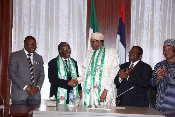 PRESIDENT BUHARI RECEIVES NMA
