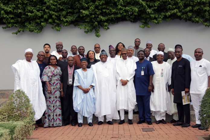 PRESIDENT BUHARI MEET NPAN&PUBLISHERS