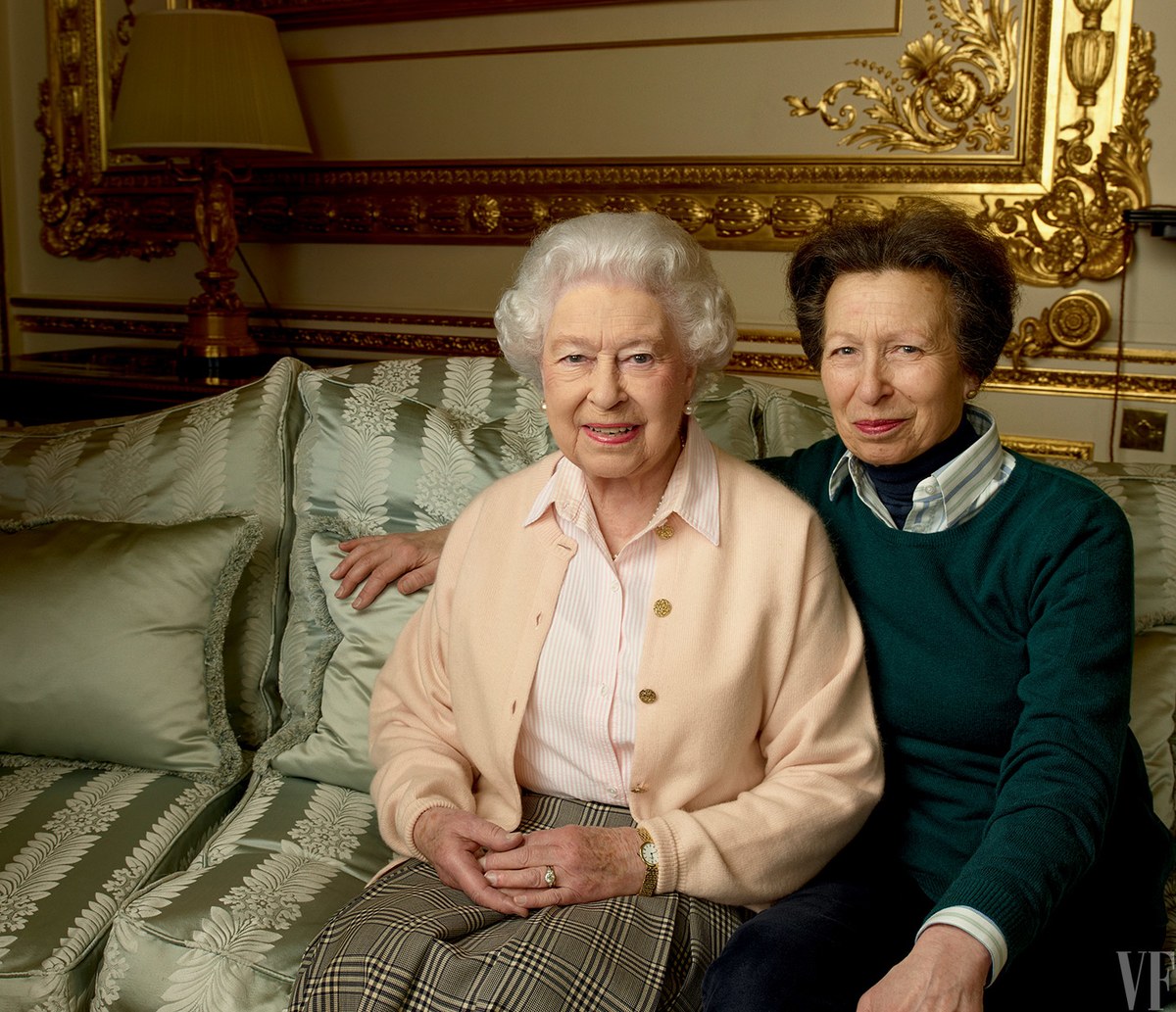 3. The Queen and her daughter, Anne, the Princess Royal