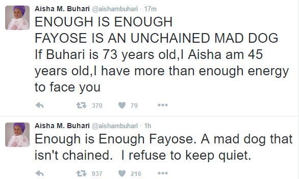 aisha tweet - THEWILL NEWS MEDIA aisha tweet