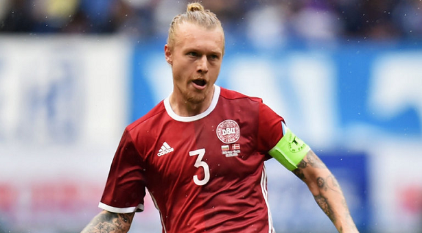Simon Kjaer has 59 caps for Denmark and has captained the side