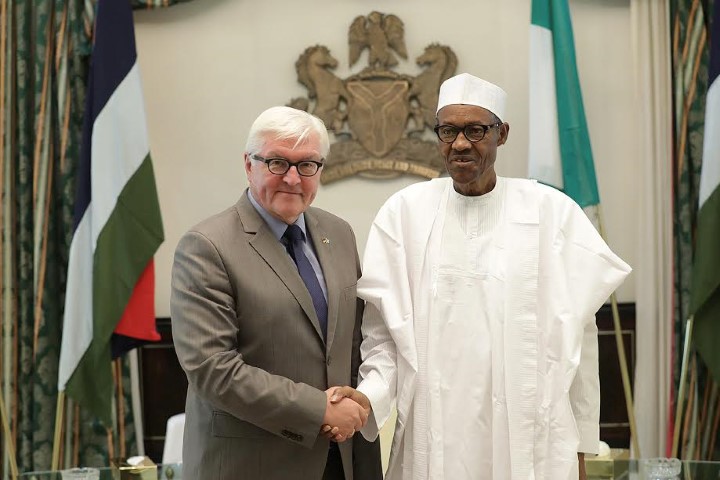 unnamed - THEWILL NEWS MEDIA President Buhari receives in Audience Dr Frank-Walters Steinmeier, Foreign Minister of Federal Republic of Germany