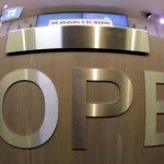Nigeria’s Oil Output Hits 1.4m bpd – OPEC A table with OPEC logo is seen during the presentation of OPEC's 2013 World Oil Outlook in Vienna , in this November 7, 2013 file photo. REUTERS/Leonhard Foeger