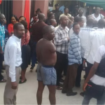 Naked Protesters Shut Down DESOPADEC Office In Warri