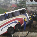 GUO Luxury Bus Plunges Into Lagos Lagoon, Killing Three Persons