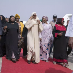 Aisha Buhari Returns From Hajj, Prays For Nigeria, Leaders
