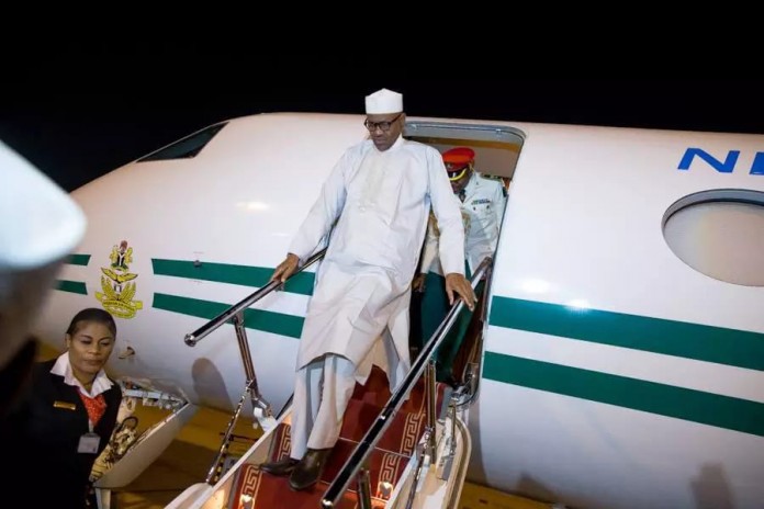 president-buhari-in-presidential-jet