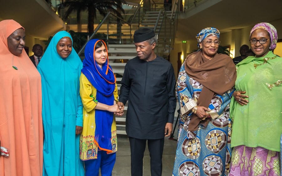 Osinbajo Receives Malala Yousafzai 3