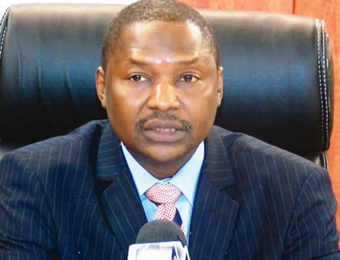 Abubakar Malami 3 Mr. Abubakar Malami, SAN, Nigeria's Attorney-General and Minister of Justice.