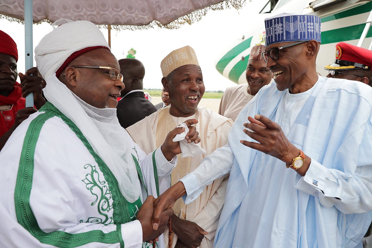 Buhari Arrives Katsina State, Off To Daura For Sallah 5