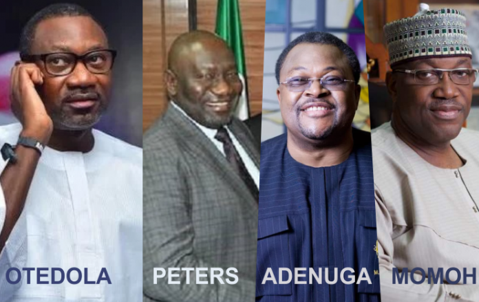 Femi Otedola, John Momoh, Mike Adenuga, Peters Femi Otedola, John Momoh, Mike Adenuga, Peters