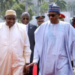 Gambian President Barrow Visits Nigeria, Meets President Buhari