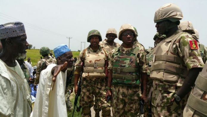 Army Halts Protest