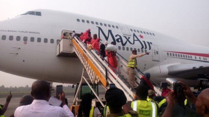 Pic.8. Cross section of evacuated Nigerians living in Libya arriving Port Harcourt International Airport on Sunday (7/1/18).0102/7/1/18/Chidi Ohalete/TA/NAN