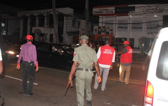 EFCC Raids Lagos Club, Arrests 12 Suspected