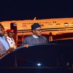 PHOTOS: Buhari Returns To Abuja