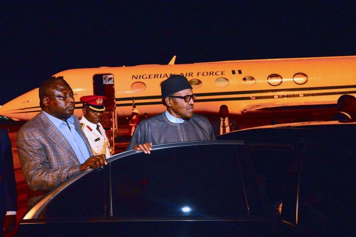 PRESIDENT BUHARI RETURNS