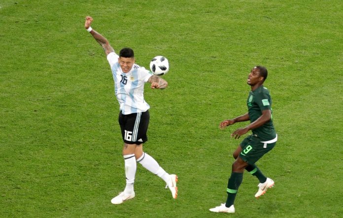 Nigeria complains about video review call against Argentina