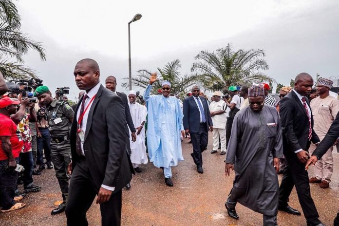 Buhari, APC Leaders Attend Mega Rally For Oyetola In Osogbo