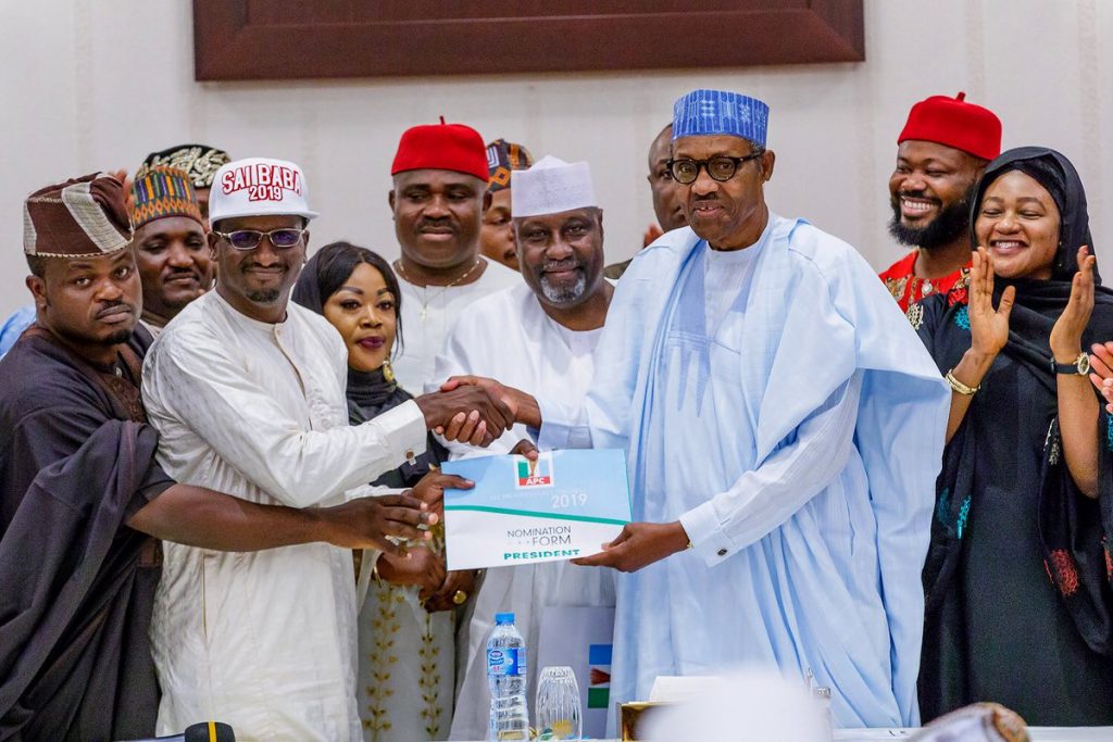 Buhari Receives APC Presidential Form 3 - THEWILL NEWS MEDIA
