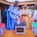 #NigeriaDecides2019: Buhari, Aisha Vote In Daura, President Says He’ll Win