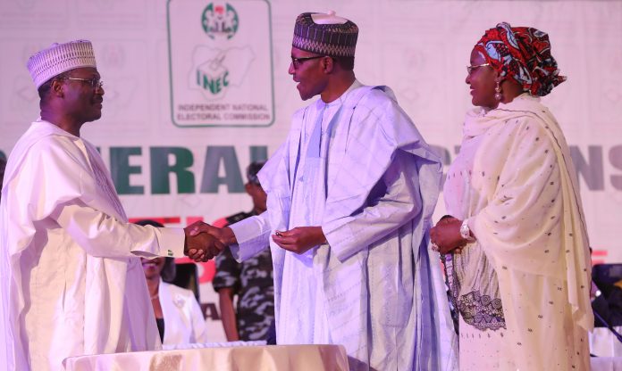 PRESIDENT BUHARI RECEIVES CERTIFICATE OF RETURN BY INEC 00B