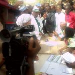 #NigeriaDecides2019: Atiku, Wife Titi, Finally Vote 10:05am In Yola