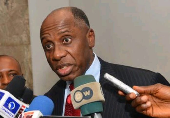 Minister of Transportation, Mr. Rotimi Amaechi Rotimi Amaechi