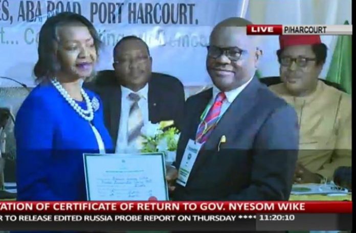 wike certificate of return