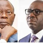 PDP Leaders Gave Us The Materials We Used To Disqualify Obaseki – Oshiomhole Oshiomhole-and-Obaseki