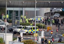 Bomb Scare In Manchester Airport UK