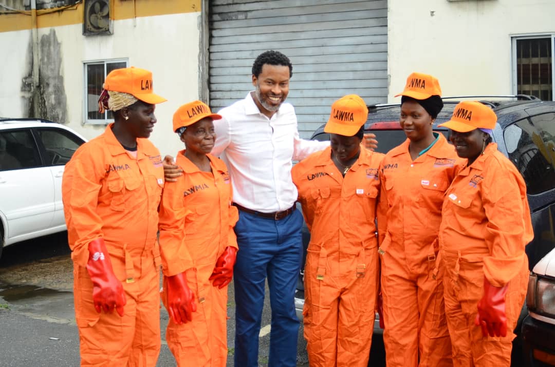 EKO DISCO DONATES OVERALL KITS TO LAWMA 2 - THEWILL NEWS MEDIA
