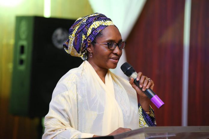 Finance-Minister-Zainab-Ahmed-speaking-on-the-loan