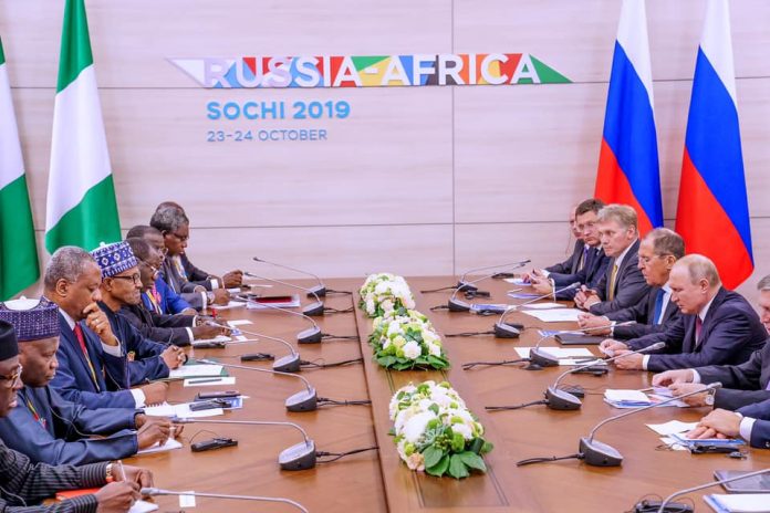Buhari, Putin Agree To Strengthen Relations