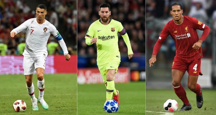 Messi, Ronaldo, Van Dijk Battle For 2019 Ballon d’Or Award