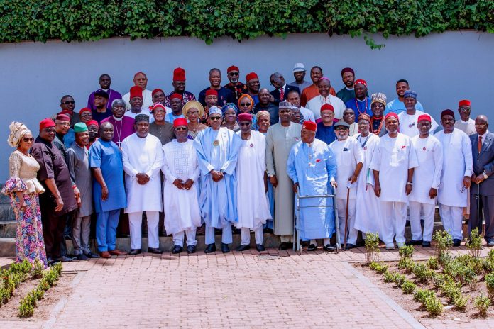 buhari with southeast elders