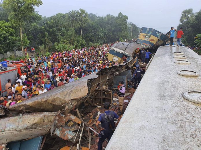 15 Dead, Scores Injured In Train Collision In Bangladesh