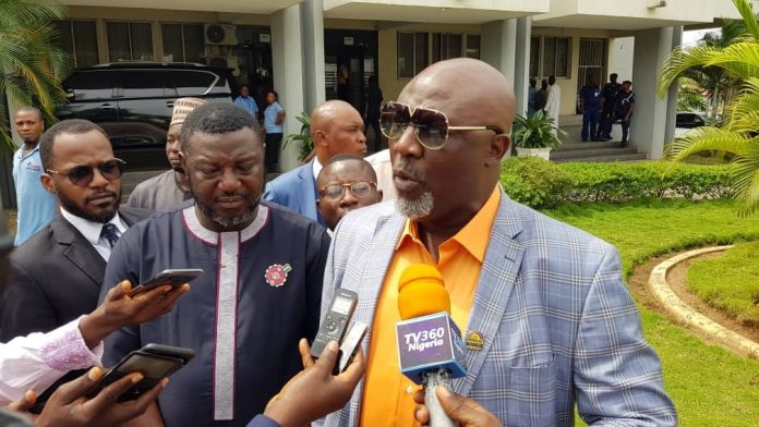 Melaye Storms INEC Office, Calls For Cancellation Of Kogi West Election 2