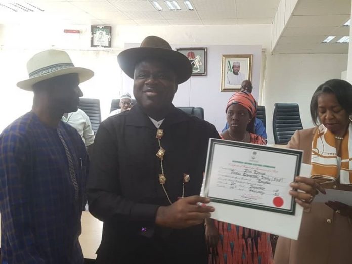 Douye-Diri-receives-certificate-of-Return2
