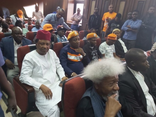 Soyinka, Sani In Court For Sowore’s Trial