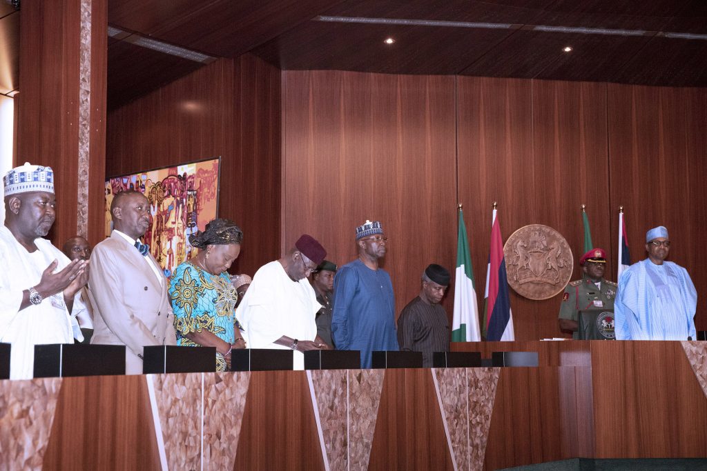 ABBA Kyari RED CAP FEC MEETING 2 - THEWILL NEWS MEDIA