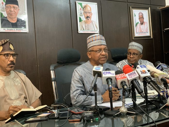 Minister of Health, Dr Osagie Ehanire