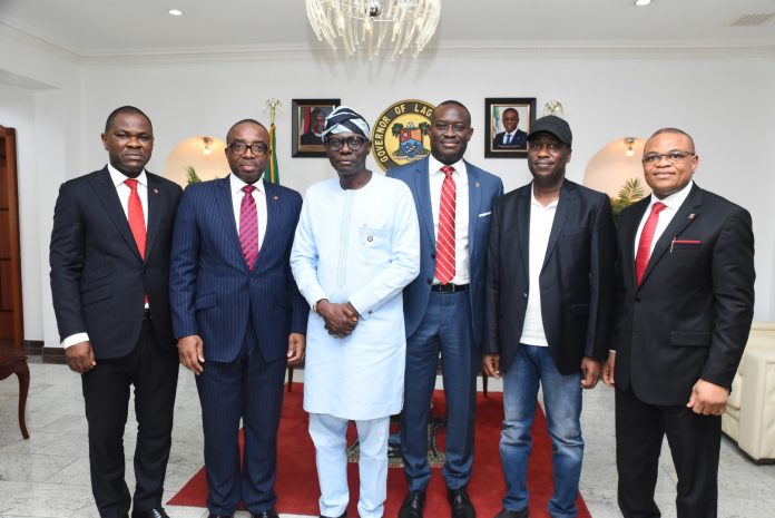 Zenith Bank Mgt's Visit Sanwo-Olu