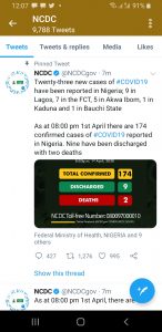 Screenshot_20200401-120749_Twitter - THEWILL NEWS MEDIA