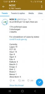 Screenshot_20200401-120757_Twitter - THEWILL NEWS MEDIA